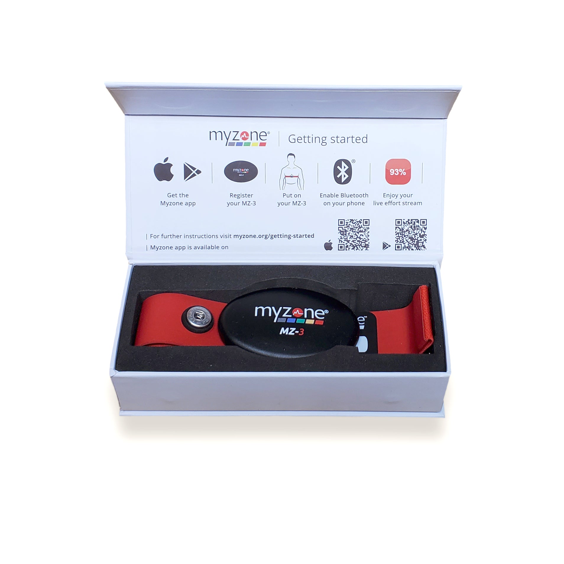 Myzone MZ-3 Physical Activity Chest Strap Heart Rate Monitor :  Amazon.co.uk: Sports & Outdoors