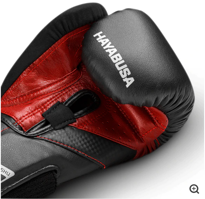 Hayabusa T3 Boxing Gloves Black/Red